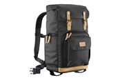 Kamerataschen - mantona Luis Photo Backpack Black Retro - 21344