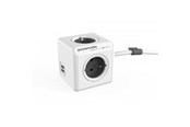 Stromkabel (Extern) - PowerCube Extended USB 1.5 meter (Type E) - Grey - 2402GY/FREUPC