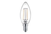 LED-Birnen - Philips LED-Lampe Classic Candle 2W/827 (25W) Clear E14 - 929001238395
