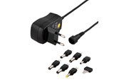 Netzteile für Laptops - Deltaco AC Adapter 230V to 3-12 V DC 600mA 6 Interchangeable Connectors - PSR-06A