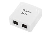 Netzwerkzubehör - Lanberg OU6-0002-W - network surface mount box - OU6-0002-W