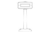 Systemzubehör - Zebra MP6000 ACCESSORY POLE DISPLAY MNTR - MX201-SI00WW