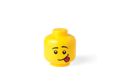 Kinderzimmer - LEGO Aufbewahrungskopf Klein, Gelb, Komisch - 40310806