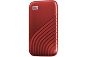 SSD - SANDISK WD My Passport SSD - 1TB - Rot - Extern SSD - WDBAGF0010BRD-WESN