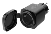 Smart-Home - Deltaco SMART HOME outdoor plug WiFi IP44 1xCEE 7/3 13A black/green - SH-OP01