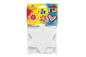 Kreativ-Spiele - Hama Ironing beads Pegboards-heart and Star - 4452