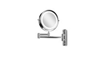 Kosmetik Spiegel - Gillian Jones LED Wall double sided mirror in silver x 10 magnifying - 10246