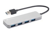USB-Hubs - Sandberg 4-Port USB 3.0 Hub USB-Hubs - USB 3.0 - 4 - silber - 333-88