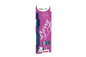 Utensilien zum Schreiben und Zeichnen - Pentel SES15B-4 Brush Sign Pen BERRY set - SES15B-4
