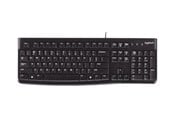 Tastaturen - Logitech K120 Corded Keyboard - SWISS - Tastatur - Schweiz - Schwarz - 920-002504