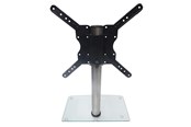 Wandhalterungen, AV-Halterungen & AV-Möbel - ConnecTech Sinox StandView TV Desk Mount with rotatable top - 26"-55" - Alu finish - Max 25 kg - recommended for 55" - SWB7150