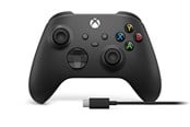Gaming Zubehör - Microsoft Xbox - Carbon Black + USB-C Cable - Wireless Controller - Microsoft Xbox One - 1V8-00002