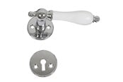 Halterungen & Scharniere  - Home>it Shiny door handle – white grip - 13388
