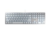 Tastaturen - Cherry KC 6000 SLIM FOR MAC - Tastatur - Englisch (US) - Silber - JK-1610US-1