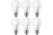LED-Birnen - Philips LED-Lampe Standard 8W/827 (60W) Frosted 6-pack E27 - 929002306205