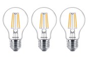 LED-Birnen - Philips LED-Lampe Classic Standard 8.5W/827 (75W) Clear 3-pack E27 - 929002025493