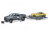 Spielzeugauto - Bruder  Dodge Ram 2500 Power Wagon and  Roadster - 02504