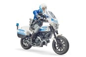Spielzeugauto - Bruder bworld Ducati Scrambler FT Polizeimotorrad Spielzeug - 62731