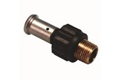 Alu pex Systeme - Henco straight male iron adapter 63 mm x 2 - 17PK-6310-N