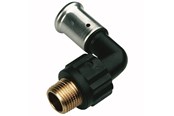 Alu pex Systeme - Henco bent 90° male iron adapter 50 mm x 112 - 5PK-5008-N