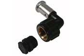 Alu pex Systeme - Henco bent 90° female iron adapter 50x6/4 - 6PK-5008-N