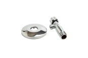 Armaturen - Megatherm Unite stop valve 1/2 x 3/8 with 77 mm rosette long version - 744388926