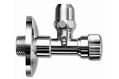 Armaturen - Megatherm Unite stop valve 12 x 12 with 77 mm rosette long version - 744388904