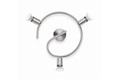 Lampen - Philips limbali plate/spiral nickel 3x50W 230V - 915005221801