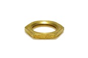 Zubehör (Halterungen, Steckdosen etc.) - Teknisk Belysnings Industri Nut m10x1 hexagonal brass - 037C0136