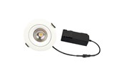 Lampen - Scan Products Sabina lp 230v dimmable flicker free 5.4w 2700k cri90 400lm ip44 matt white round - 10301