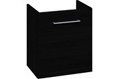 Bathroom furniture - Dansani vanity unit with door 57.6 x 50 x 35 cm black - F01-1029