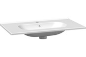Bathroom furniture - Dansani kantate porcelain washbasin 81 cm white - 531908003