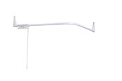 Badezimmerzubehör - Van Der P Universal l- and u-shaped rail 12 sizes white - 12250