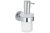 Badezimmerzubehör - Grohe Essentials, Seifenspender mit Halter, chrom - 40448001