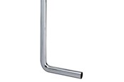 Ersatzteile & Zubehör - Megatherm Drain pipe 90° 32 x 220 x 580 mm chrome - 750231010