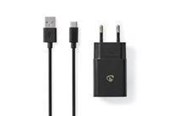Handys - Adapter und Ladegeräte - Nedis USB-C 2.4A cable - WCHAC242ABK