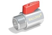 Armaturen - Broen Ballofix female / male 1/2 red grip - 4354510-231002