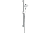 Dusch- und Montagezubehör - Hansgrohe crometta 1jet shower set 0.65 m white/chrome - 26533400