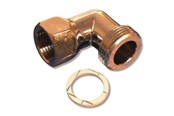 Dusch- und Montagezubehör - Megatherm Connector angle 3/4 x 1/2 chrome - 728400004