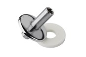 Dusch- und Montagezubehör - Roth intake piece straight 1/2" x 1/2" n/n with rosette - 17728211.004