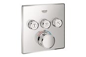 Mischbatterien und Armaturen - Grohe Grohtherm SmartControl, Thermostat mit 3 Absperrventilen, chrom - 29126000