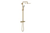 Dusch- und Montagezubehör - Grohe Euphoria System 310, Duschsystem mit Thermostatbatterie für die Wandmontage, cool sunrise gebürstet *DEMO* - 26075GN0