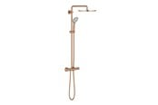 Dusch- und Montagezubehör - Grohe Euphoria System 310, Duschsystem mit Thermostatbatterie für die Wandmontage, warm sunset gebürstet - 26075DL0