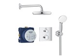Mischbatterien und Armaturen - Grohe Grohtherm, Duschsystem Unterputz mit Tempesta 210, chrom - 34729000