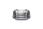 Waschbecken - Juvel Intra juvel vk44 stainless steel utility sink wall hung with - VK44KV