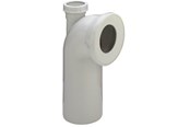 Toiletten, Sitze, Bidets und Ersatzteile - Viega Toilet bend 90° with 50 mm stud plastic/white - 109462