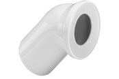 Toiletten, Sitze, Bidets und Ersatzteile - Viega Toilet bend 45° plastic/white - 101718