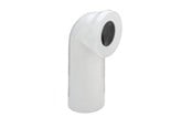 Toiletten, Sitze, Bidets und Ersatzteile - Viega Toilet bend 90° plastic/white - 100551