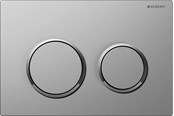 Installationssysteme - Geberit actuator plate omega20 for dual flush: bright chrome - 115085KH1