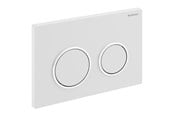 Installationssysteme - Geberit actuator plate kappa21 for dual flush: white / brigh - 115.240.KJ.1